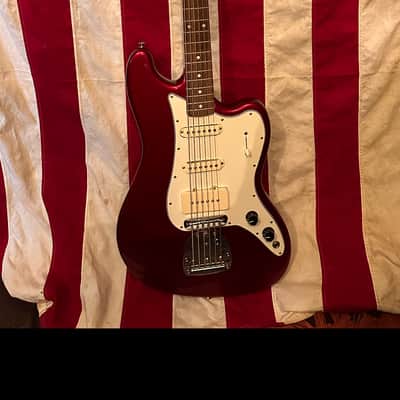 Fender Pawn Shop Bass VI 2013 - 2014 - Candy Apple Red image 4