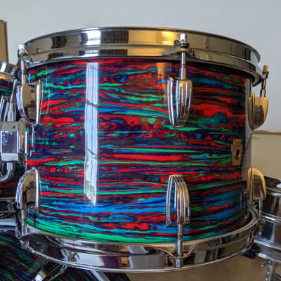 Ludwig Big Beat/Hollywood 1969 Psychedelic Red image 18