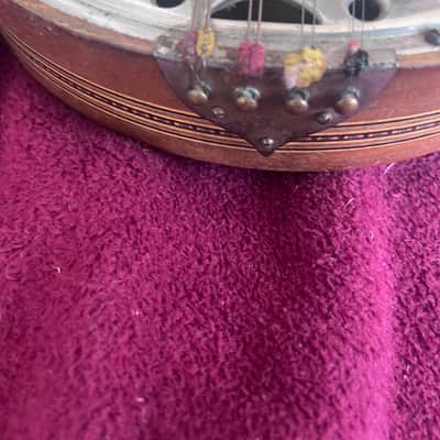 Antique Banjo/Mandolin Banjolin w/ calfskin head image 3