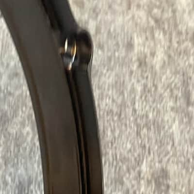 Tama Black Nickel 14 inch Die Cast Rim 6 hole image 8