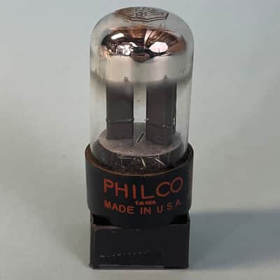 1956 Sylvania 6SN7GTB Vintage Philco Black Plate Chrome Top Preamp Tube! T264 image 1