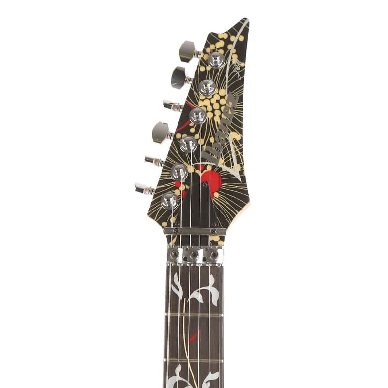 Ibanez JEM77-FP2 Steve Vai Signature Black Floral Pattern 2