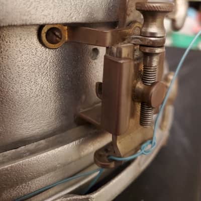 Slingerland Geisler Snare Drum 4.5x14 1920s - Cast Aluminum image 6