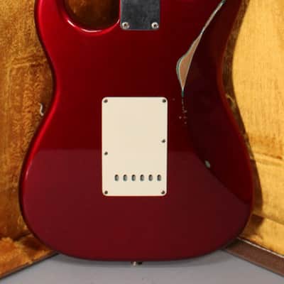 2002 Fender Custom Shop 1960 Stratocaster Candy Apple Red Relic w/OHSC image 3