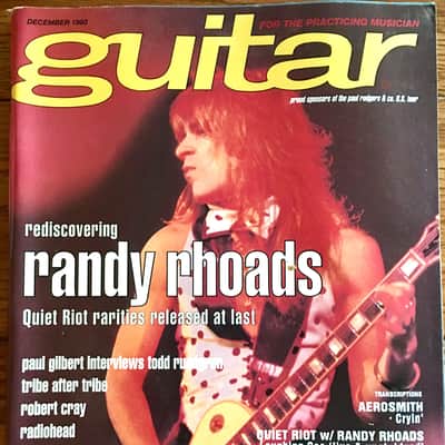 Guitar for The Practicing Musician  Randy Rhoads bundle 4 Magazines image 5