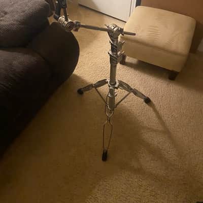 DW DWCP9700 9000 Series Heavy Duty Double-braced Straight/Boom Cymbal Stand 2010s - Chrome image 2
