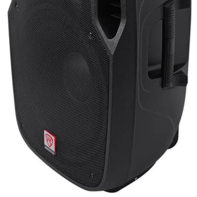(2) Rockville SPGN154 15" 1600W DJ PA Speakers+Power Amplifier+Stands+Cables image 18