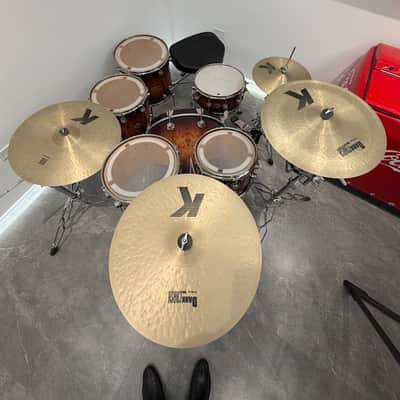 DW Collectors Exotic Complete Drum Set Zildjiam K DW9000 Like New Used Mint Kit image 3