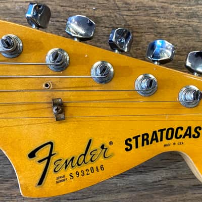 1979 Fender Stratocaster Hardtail Antigua Burst Finish Electric Guitar with Hardshell Case image 10