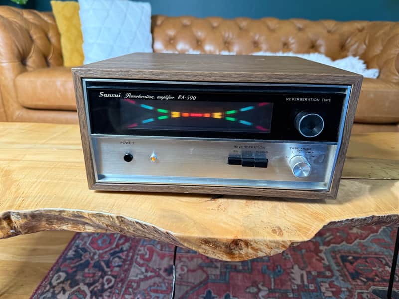 Sansui RA-500 Reverb Unit 1970’s - Wood image 1