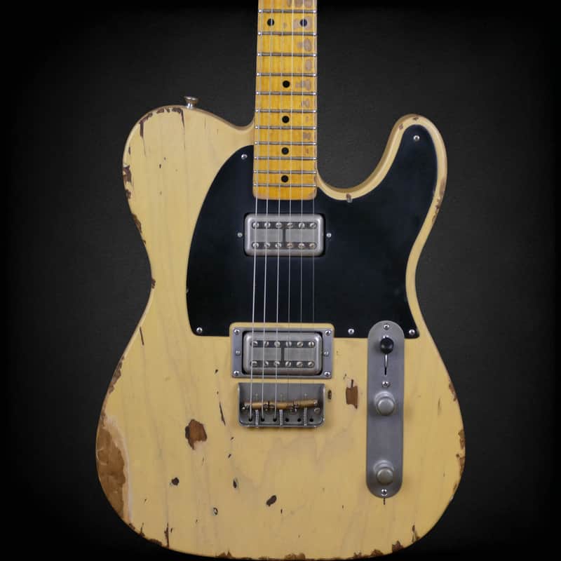 Nash T-2 HB - Heavy Relic Butterscotch Blonde T2HB - Lollartrons - Ash body - With Case image 1