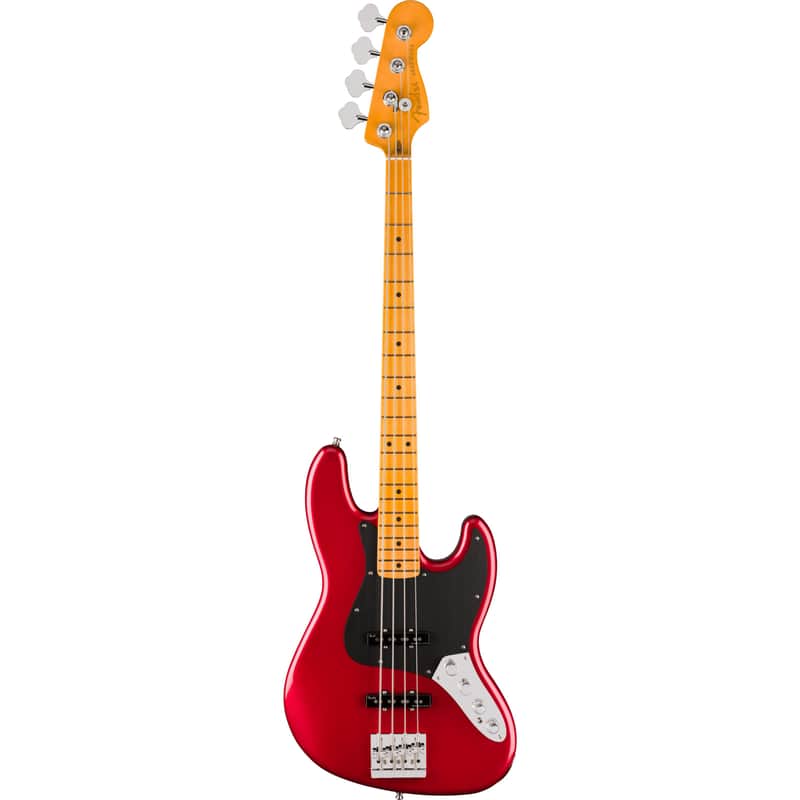 Fender American Ultra II Jazz Bass MN Sinister Red - 4-String Electric Bass image 1