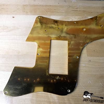 Guyatone / Kent MIJ Bass Pickguard (1960s Gold - Anodized Aluminum) image 15