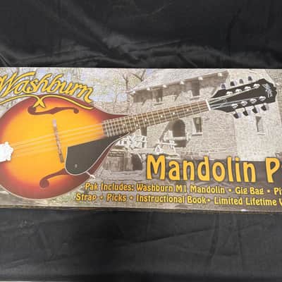 Washburn M1K-A Americana Series A-Style Mandolin Pack image 1