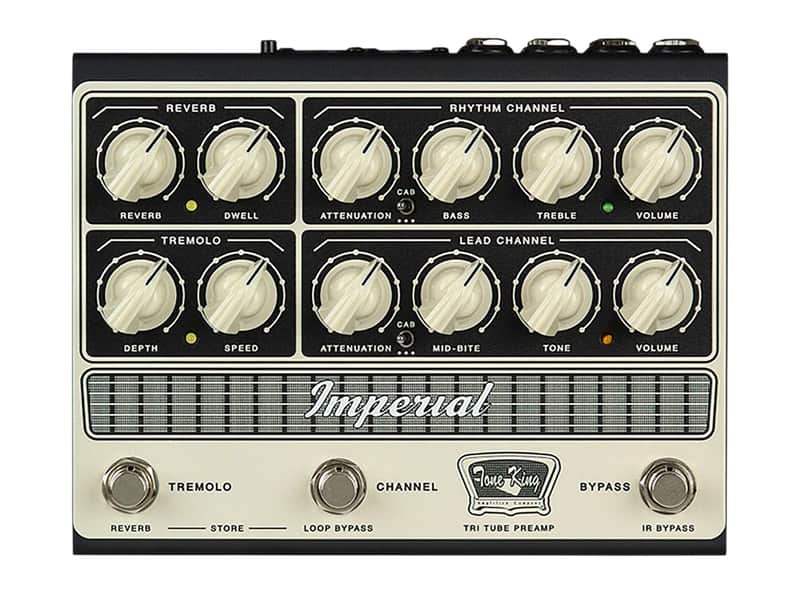 Tone King Imperial Dual-Channel Tube Preamp Pedal image 1