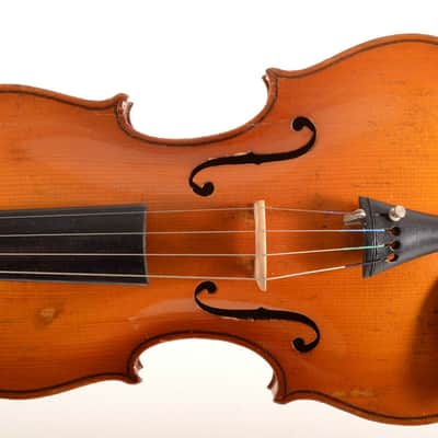 Old Vintage German Made 4/4 Master Violin Jacobus STAINER+Leather&Wooden Case~Video~ image 3