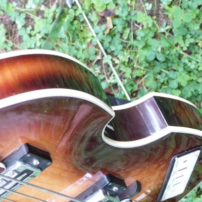Hofner beatle bass 500/1 left hand right hand  1969 sunburst image 6
