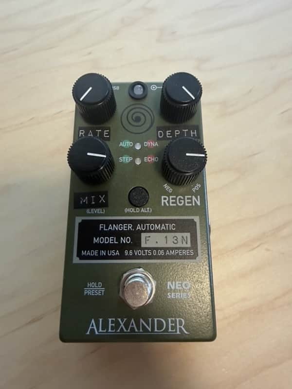 Alexander Pedals F-13 Neo Flanger 2015 - Present - Army Green image 1