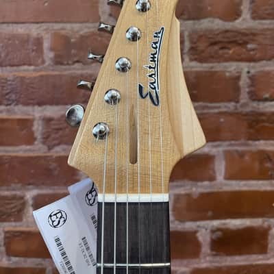 Eastman Fullertone DC'62 Ice Blue Metallic Electric Guitar with gig bag image 3