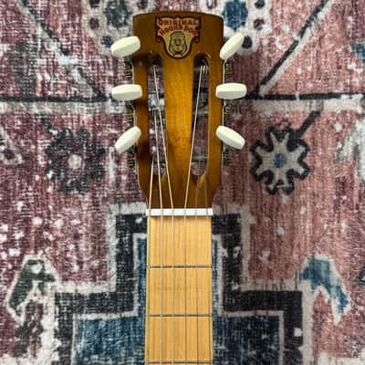 1991 Dobro Original Hound Dog Vintage Sunburst Gibson Made In USA Square Neck Resonator Acoustic Electric Guitar W/ Hardshell Case! image 10
