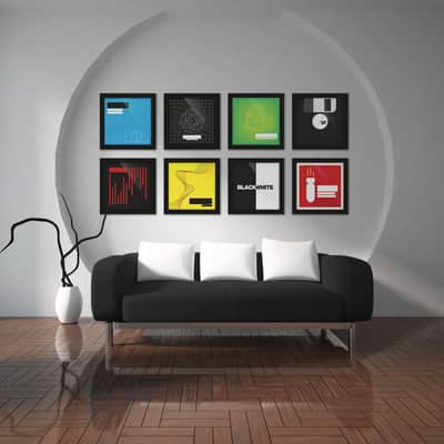 Glorious Vinyl Frame Set 12'' Black image 4