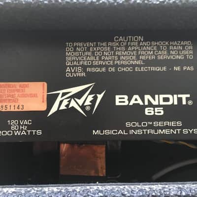 Vintage Peavey Bandit 65 1986 image 4