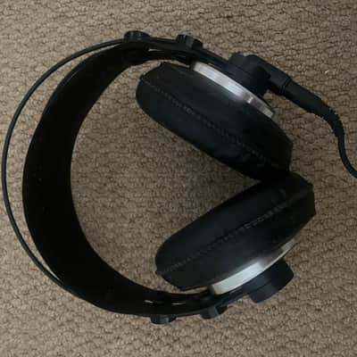 AKG K240 MKII Professional Semi-Open Back Studio Headphones 2010s - Black image 2