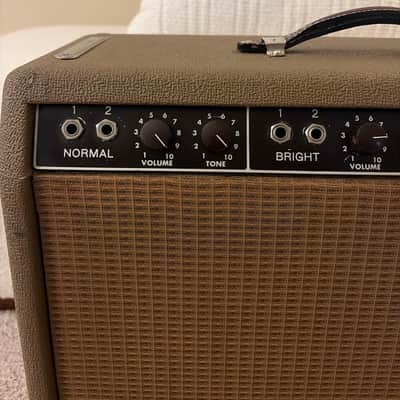 1962 Fender Deluxe 6G3 Brown image 4