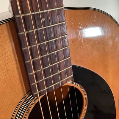 Yamaha FG-75 Folk Guitar 1968 - 1974 (red label) image 2