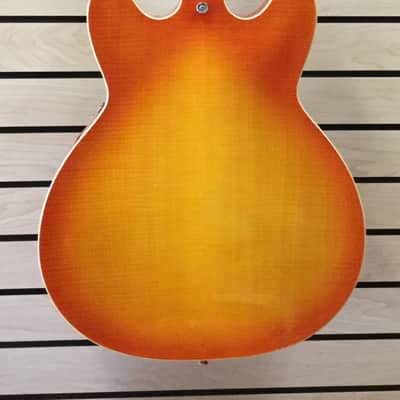 Hagstrom Viking Deluxe ii semi hollow thinline es dot image 8