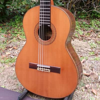 1980 Kazuo Yairi YC-30 AMAZING RAMIREZ STYLE Classical Concert Guitar+Hard Case plus more extras image 4