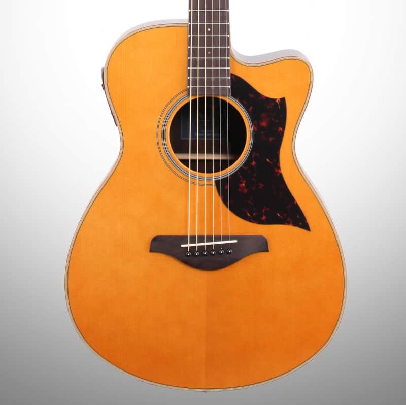 Yamaha AC1R Acoustic-Electric Guitar, Vintage Natural image 1