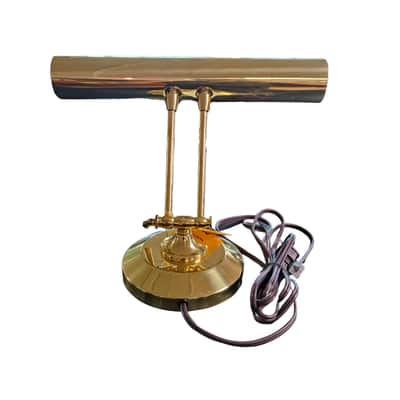 House of Troy Upright Piano And Desk Lamp 14″ in Polished Brass P14-250-0 image 2