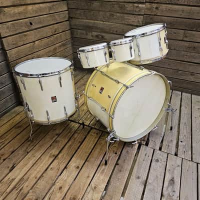 Drum Kit Vintage Premier 1950s With Bongos Project USED! RKPTP230426 image 3