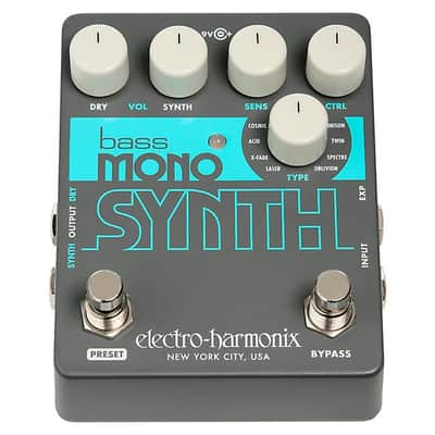 Electro-Harmonix Bass Mono Synth Bass Monophonic Synthesizer Pedal, BASS MONO SYN image 11