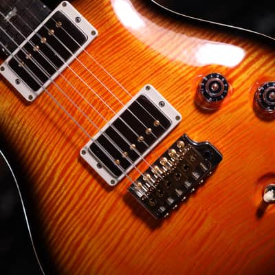 PRS DGT 10-Top Electric Guitar with Bird Inlays Tri Color Sunburst Korina Back, Flamed Maple Neck, Zirocote Fretboard 8394 image 10