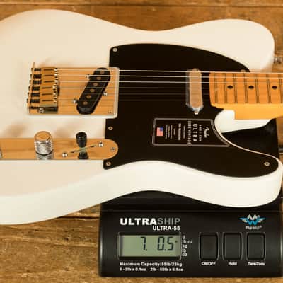 Fender American Ultra Luxe Vintage '50s Telecaster - Maple - White Blonde image 8