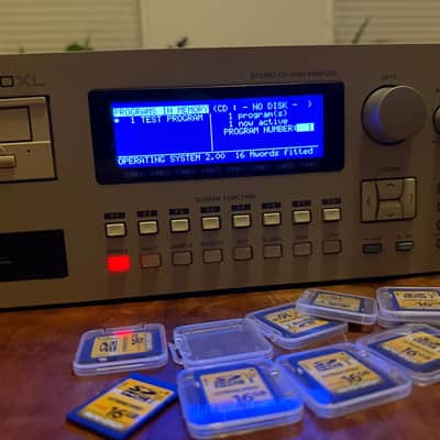 Akai CD3000XL MIDI Stereo Digital Sampler w 32MB RAM, ZuluSCSI 2026, 10X SD Analog & Digital Sound Library, New PSU, New LCD, New EPROM w OSv2.0, NOS CD-ROM w CD-R Library, Original English & Japanese Manuals  (1997) image 8