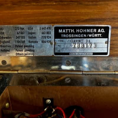 Hohner Clavinet D6 1971 - Natural image 1