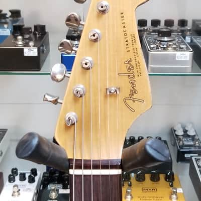 used 2024 Fender Custom Shop Late-1962 Stratocaster Relic in Faded Aged Daphne Blue, Excellent Condition with OHSC & Paperwork! image 11