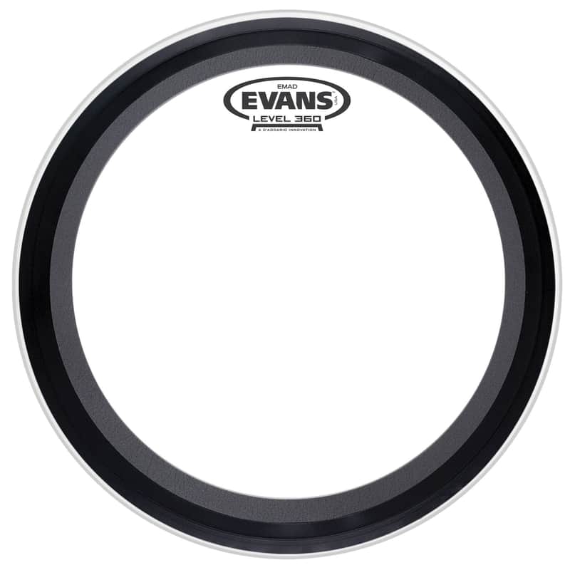 *Evans 26" EMAD Batter Bass Drum Head Coated Kick Muffler Ring USA BD26EMADCW* image 1