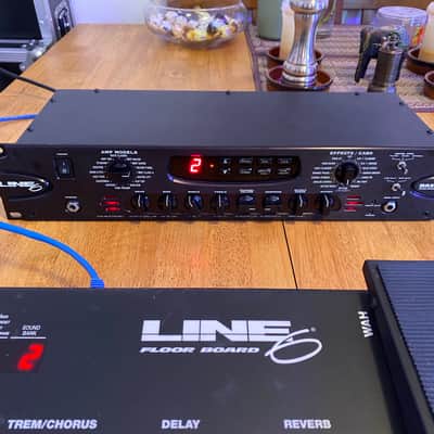 Line 6 Bass POD Pro Rackmount Multi-Effect and Amp Modeler 2001 - 2003 - Black image 5