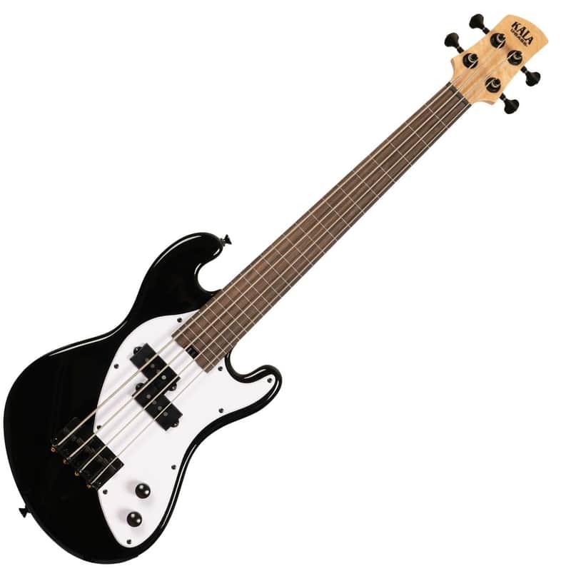 Solid Body 4-String Black Fretless U•BASS® image 1