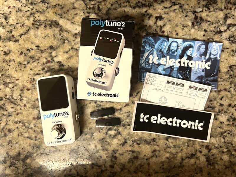 TC Electronic Polytune 2 Mini Poly-Chromatic Tuner Pedal | Reverb