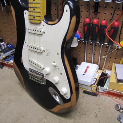 Nash S-57 - Stratocaster Style - 2024 -  Black Heavy Relic image 5