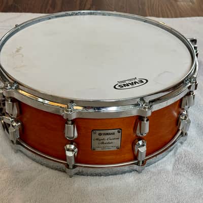 Yamaha Maple Custom Absolute Snare Drum 5.5x14 – Tour Used - 2006-2008 image 1