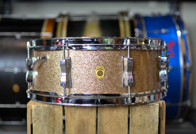 Ludwig No. 908 Jazz Festival 5x14" 8-Lug Snare Drum 1960 - 1969 image 7