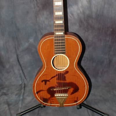 1957 RARE United Buckeye Cowboy Guitar Pro Setup Plays Great! image 1