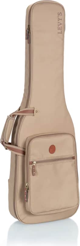 Levy's LVYELECTRICGB200 Electric Guitar Gig Bag, Tan image 1