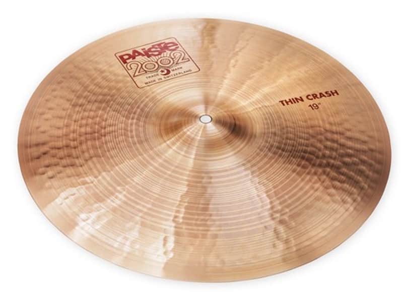 Paiste 2002 Series 19 Thin Crash Cymbal image 1